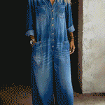 Lena | Tuta in denim casual
