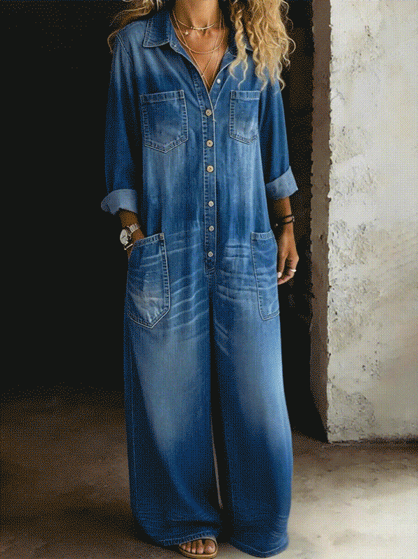 Lena | Tuta in denim casual