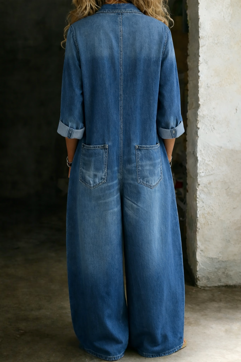 Lena | Tuta in denim casual