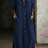 Delana | Abito in denim con bottoni