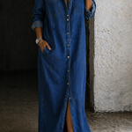 Delana | Abito in denim con bottoni