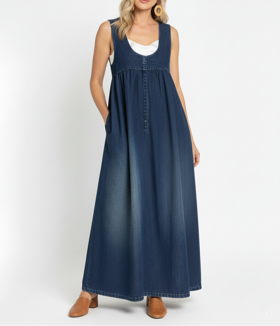 Karen | Abito lungo in denim