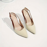 Amélie™ | Tacchi Slingback a Contrasto
