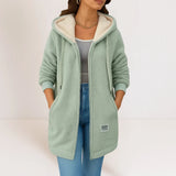 Cecilia – Giacca lunga con cappuccio e zip – 3