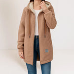 Cecilia – Giacca lunga con cappuccio e zip – 5