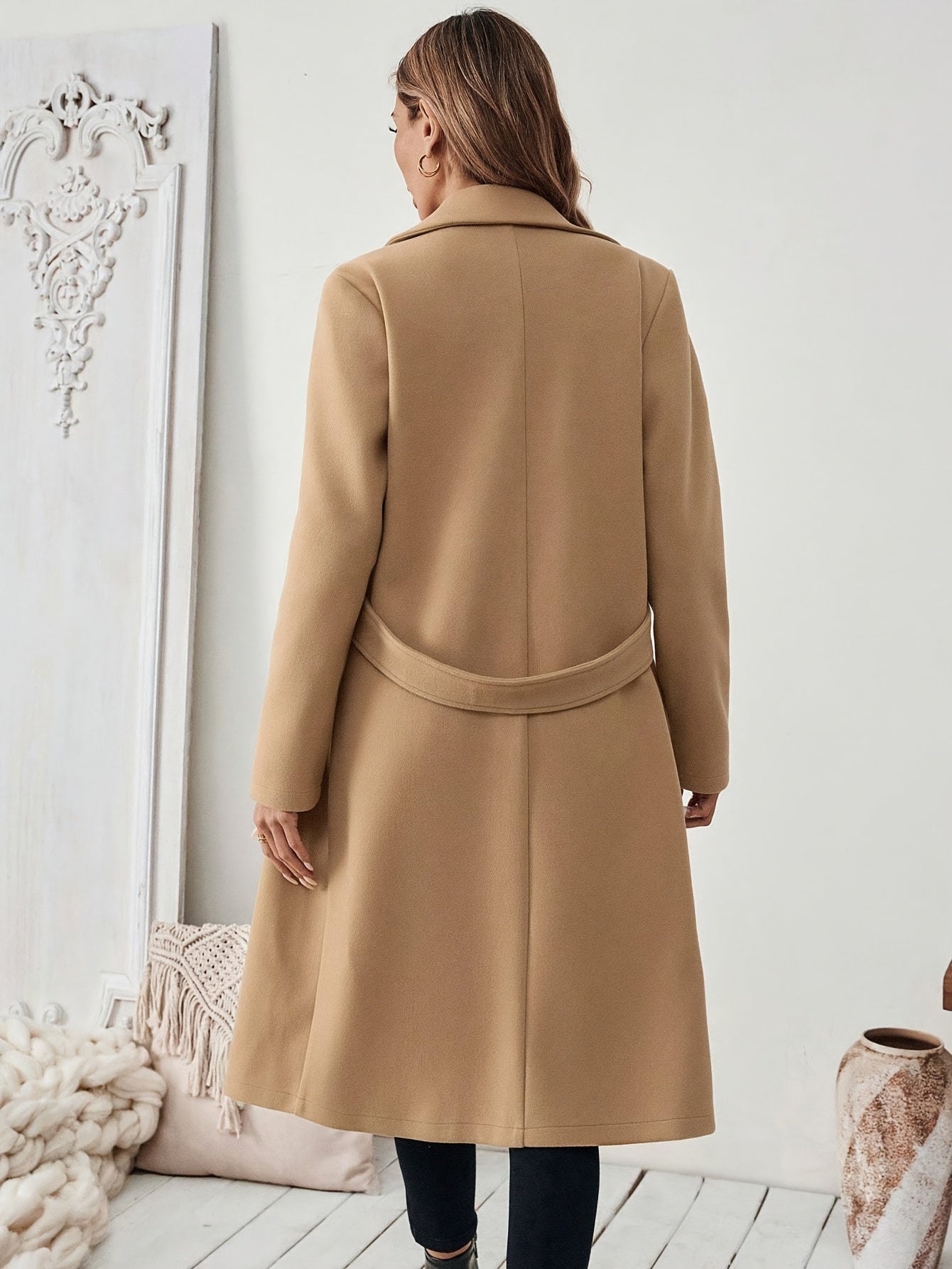 Clarissa – Cappotto lungo con chiusura nascosta – 2