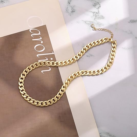 Collana importante a maglia cubana – Immagine 2