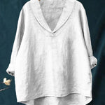 MARCELINE | BLUSA CON SCOLLO A V