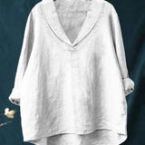 MARCELINE | BLUSA CON SCOLLO A V