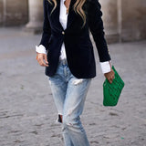 Julissa™ — Blazer elegante in velluto
