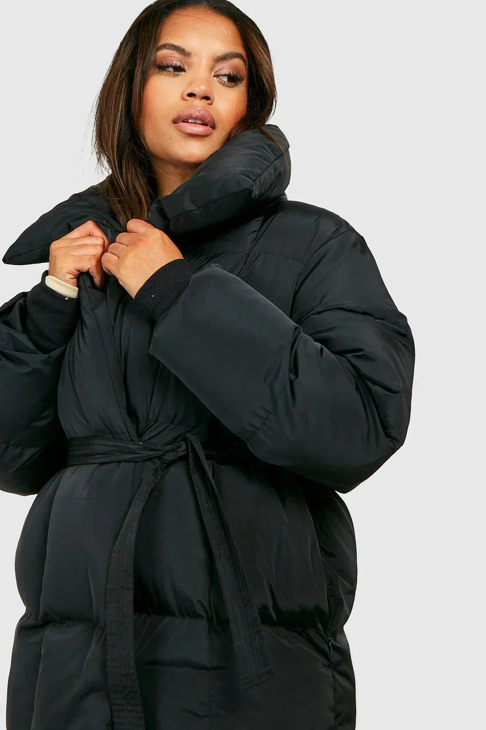Laura — Parka imbottito con cintura