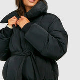 Laura — Parka imbottito con cintura