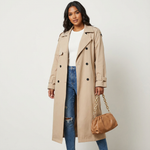 Daria – Trench lungo con cintura – 1