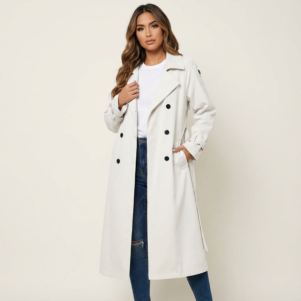 Daria – Trench lungo con cintura – 6