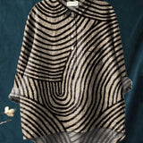 SABIRA | BLUSA A RIGHE GRAFICHE