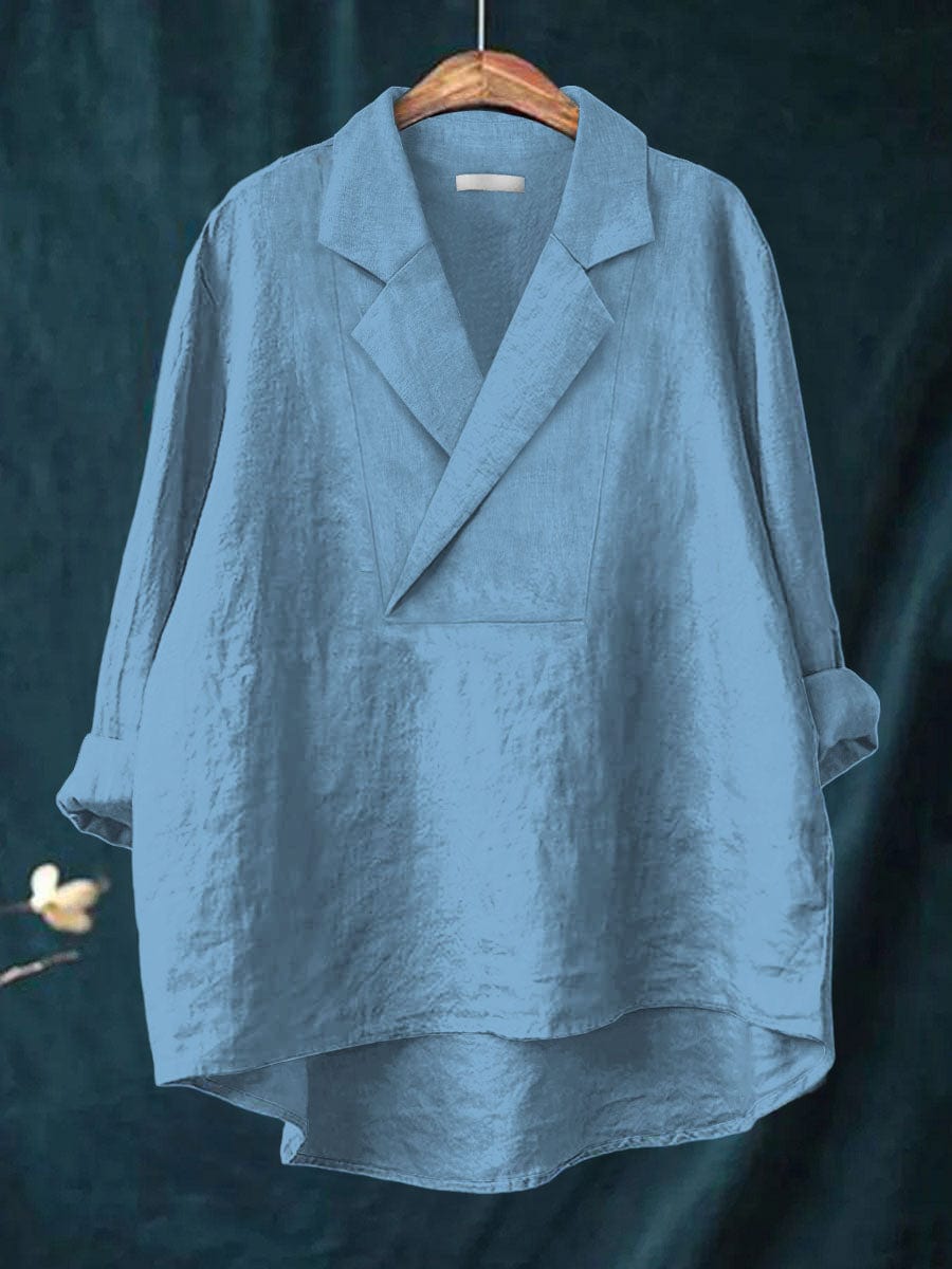 CALYSSA | BLUSA CON COLLO A REVERS