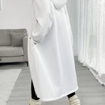 Donatella – Giacca lunga con cappuccio e zip – 3