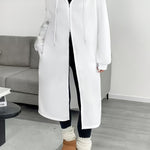 Donatella – Giacca lunga con cappuccio e zip – 4