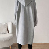 Donatella – Giacca lunga con cappuccio e zip – 6