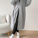 Donatella – Giacca lunga con cappuccio e zip – 7