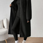 Donatella – Giacca lunga con cappuccio e zip – 8