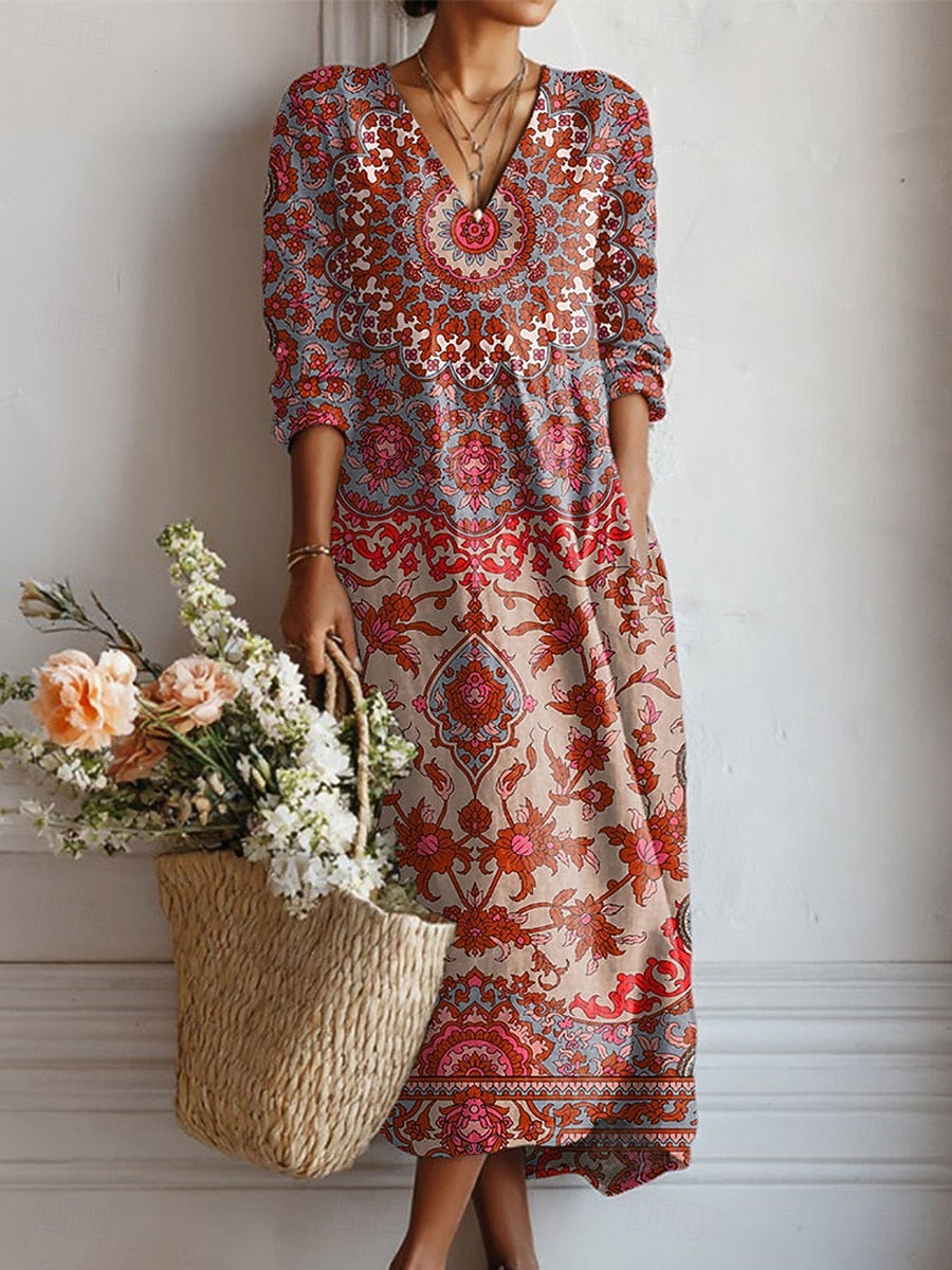 Esra | Abito Boho Multicolore