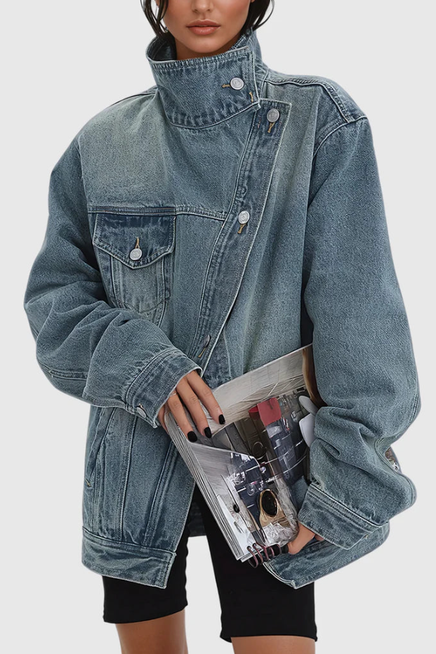 Bella™ — Giacca in denim dal design artistico