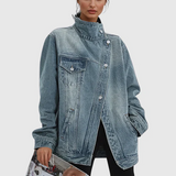 Bella™ — Giacca in denim dal design artistico