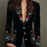 Arianna – Blazer ricamato floreale