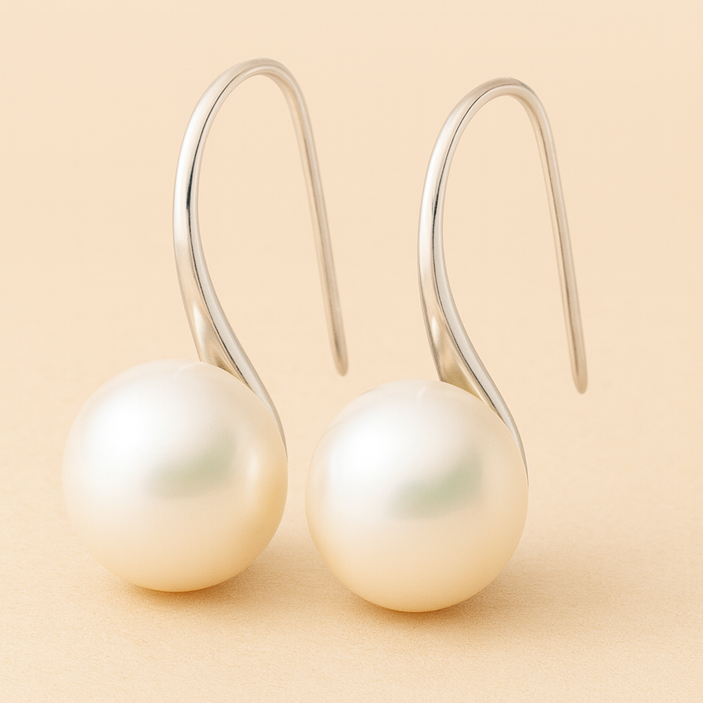 Orecchini Pendenti con Perle Eleganti