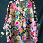 ELYSANDE | BLUSA FLOREALE MULTICOLORE