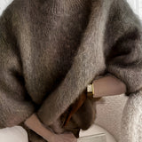 EMBER | MAGLIONE A COLLO ALTO IN MAGLIA