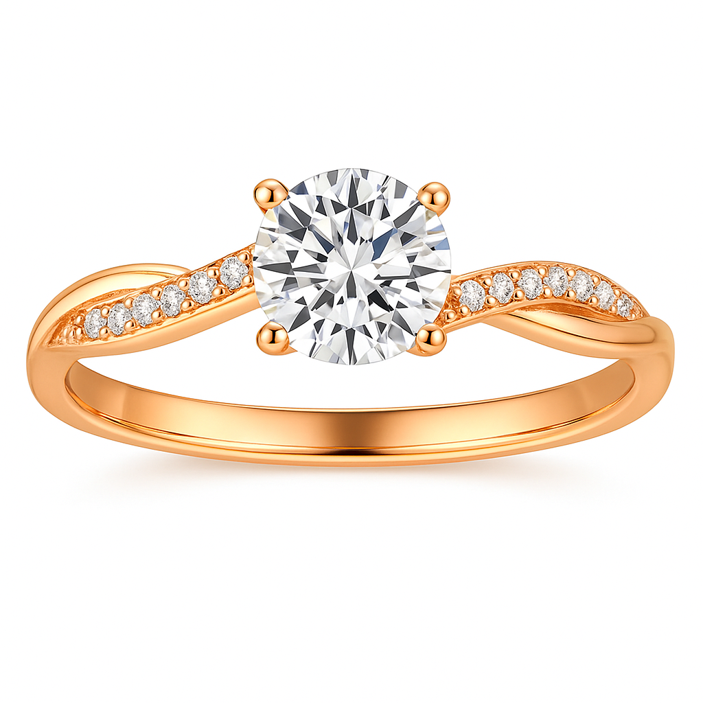 Elegante anello dorato Janes – Immagine 1