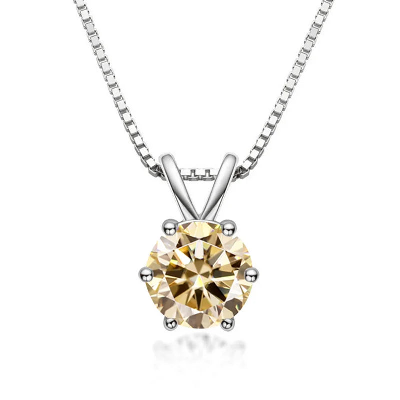 Elegante collana solitario con moissanite – Immagine 9