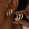 Eleganti orecchini tripli – Immagine 8