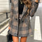 Eliana – Cappotto a quadri doppiopetto – 1