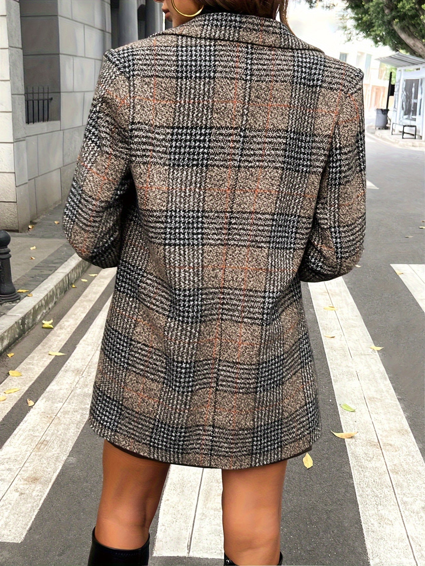 Eliana – Cappotto a quadri doppiopetto – 3