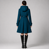 Ester – Cappotto strutturato con cappuccio – 5
