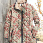 MARGARET | GIACCA TRAPUNTATA FLOREALE CLASSICA