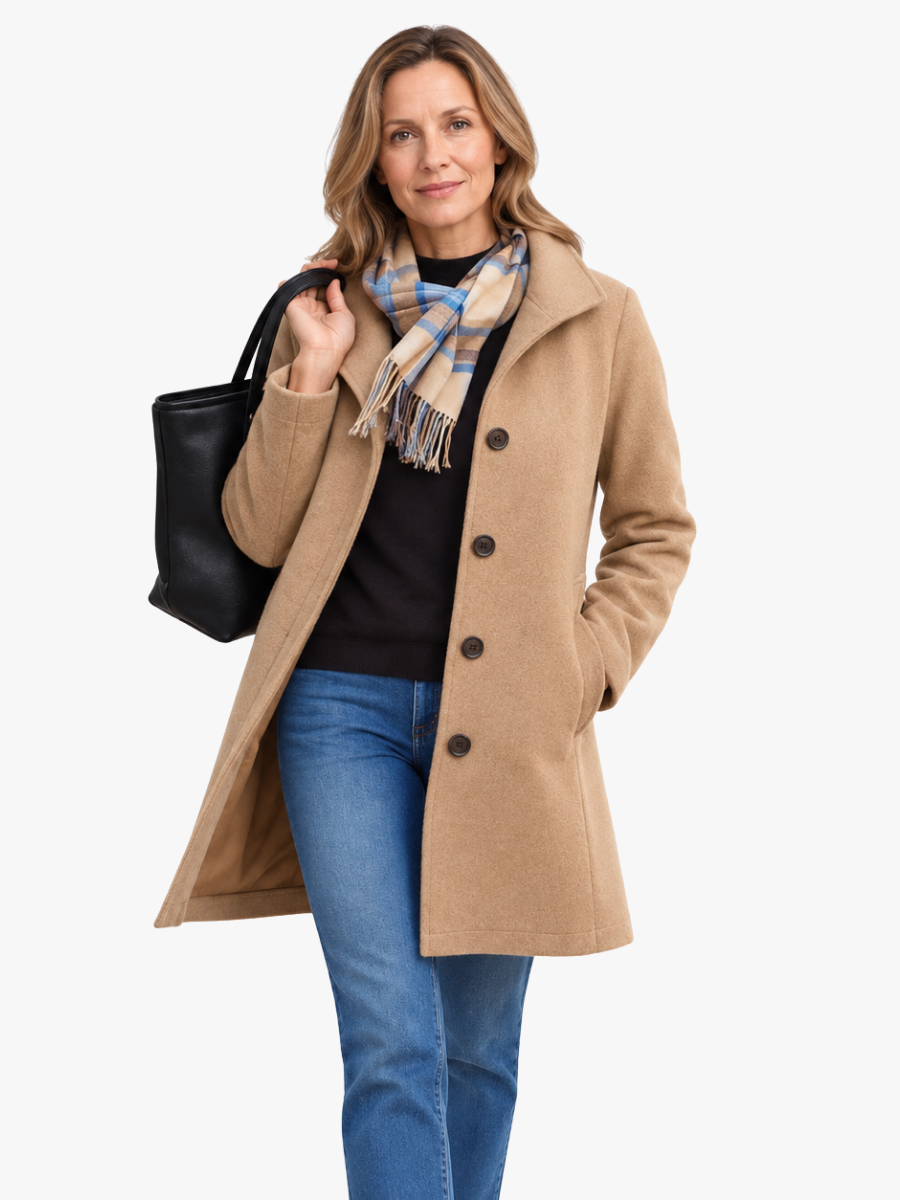 Fabiana – Cappotto dritto con bottoni – 1