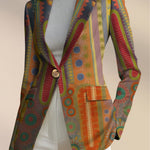 Faustine | Blazer Donna con Motivo Medaglione