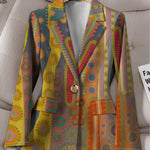 Faustine | Blazer Donna con Motivo Medaglione