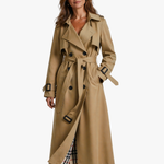 Federica – Trench doppiopetto con cintura – 1