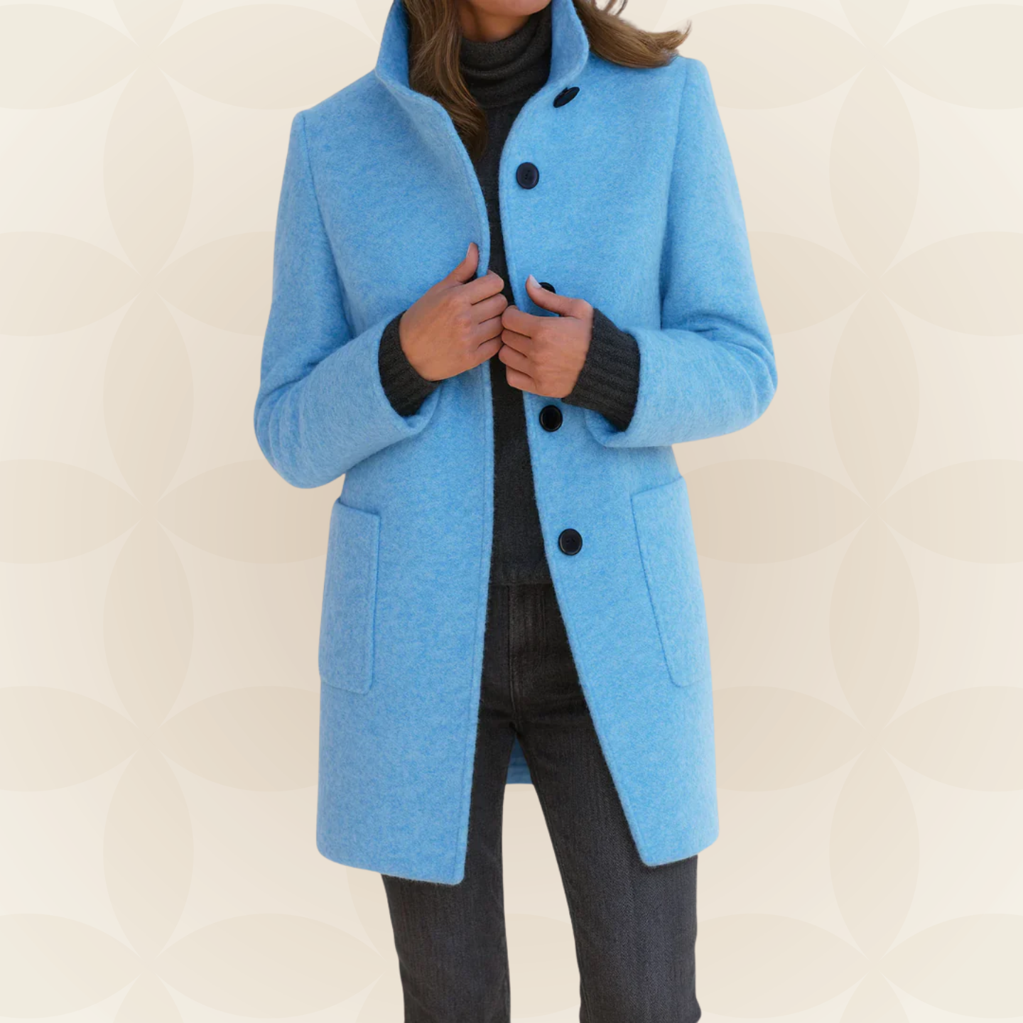 Fiorella – Cappotto con collo alto – 10