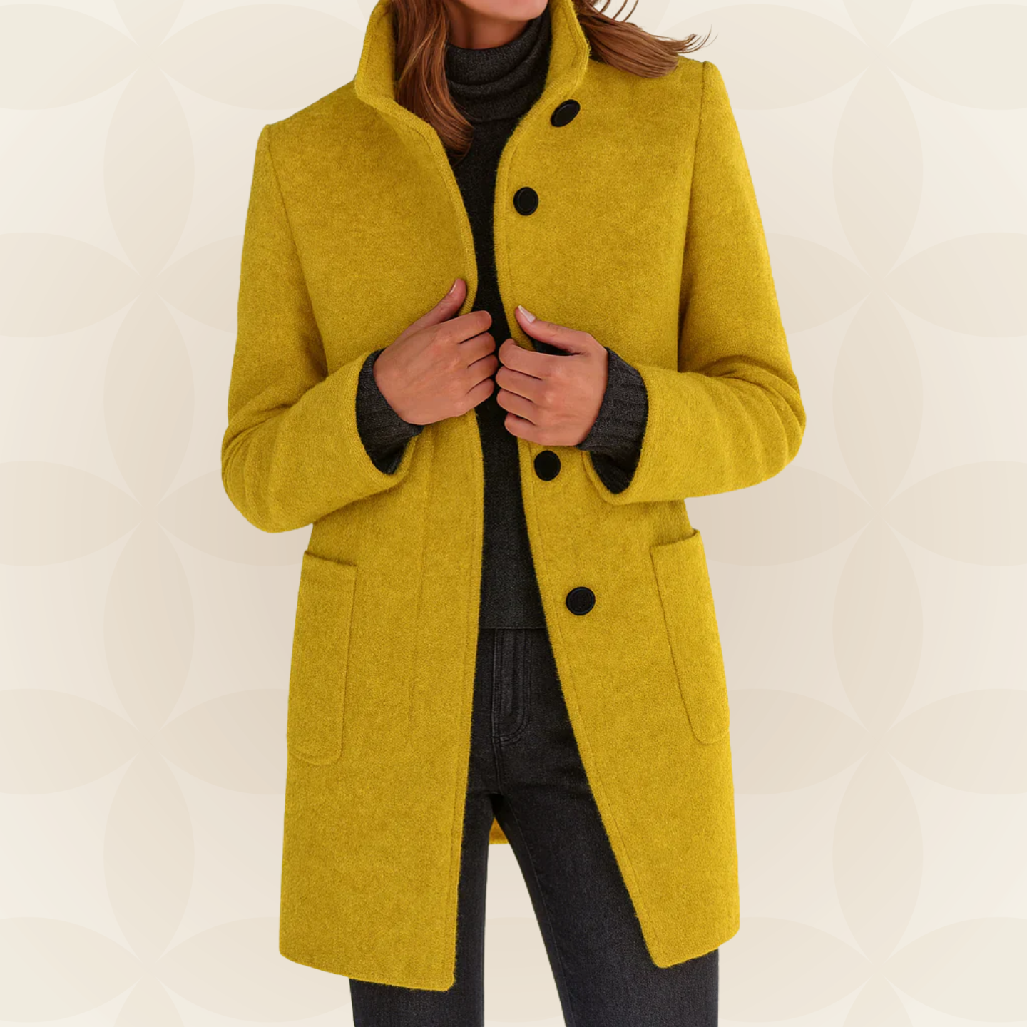 Fiorella – Cappotto con collo alto – 11