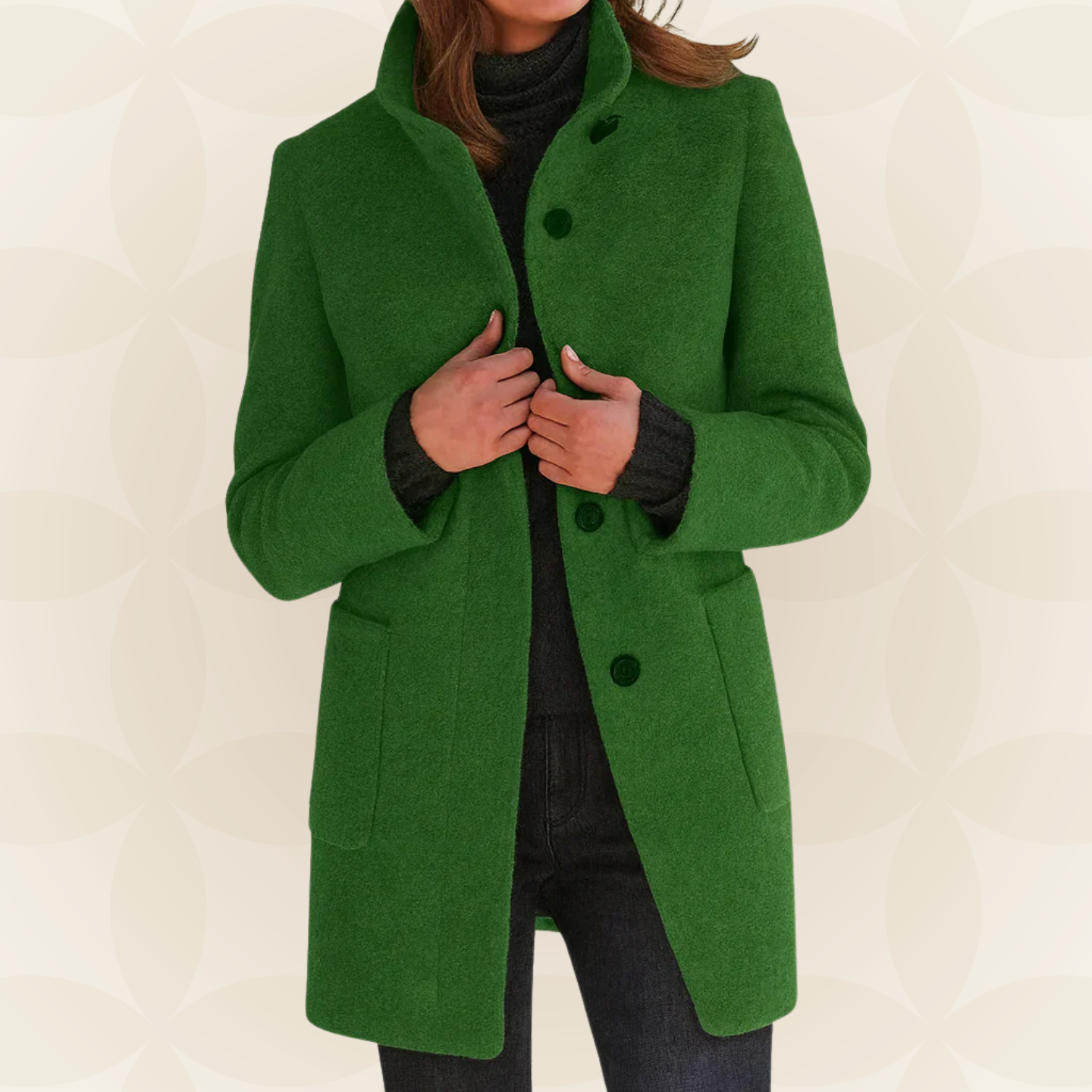 Fiorella – Cappotto con collo alto – 4