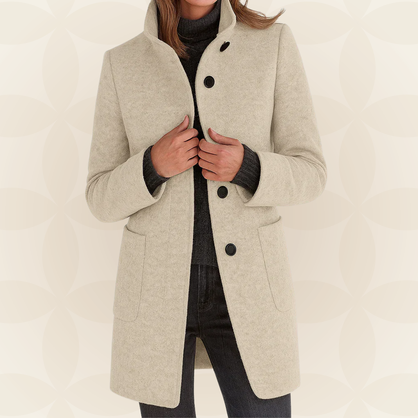 Fiorella – Cappotto con collo alto – 9