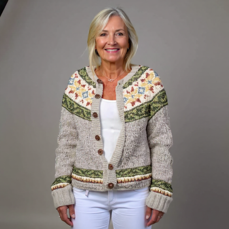 Carla™ | Cardigan Nordico d’Autunno