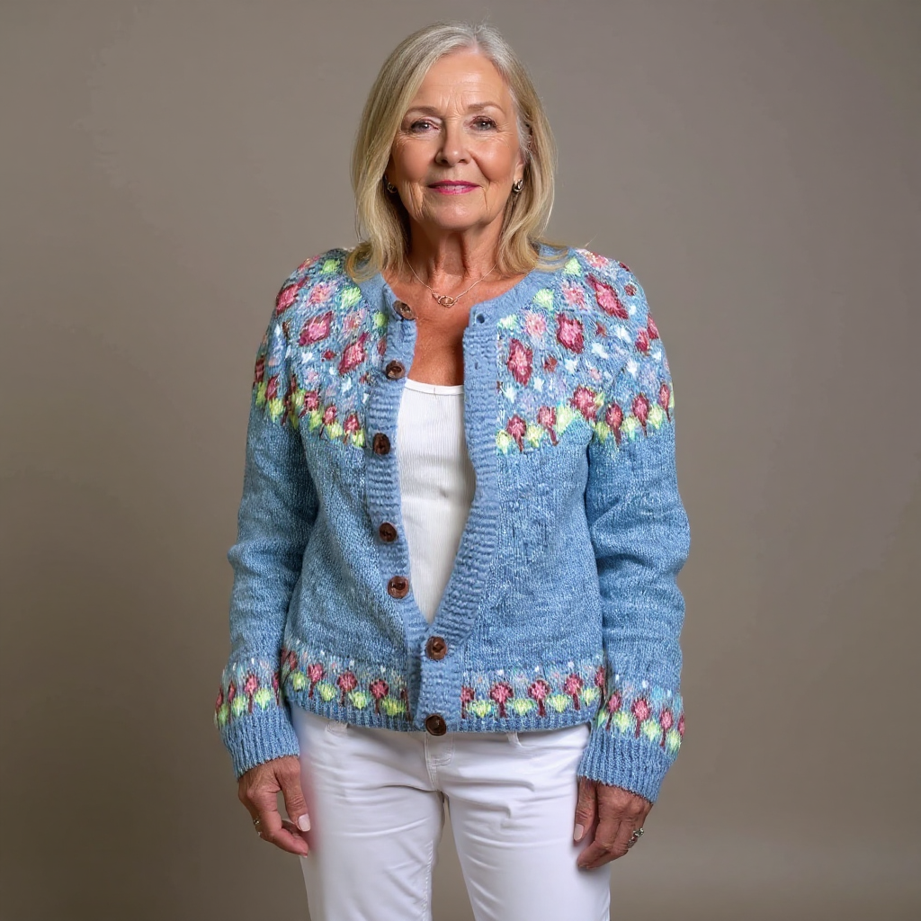 Federica™ | Cardigan Nordico Stile Classico