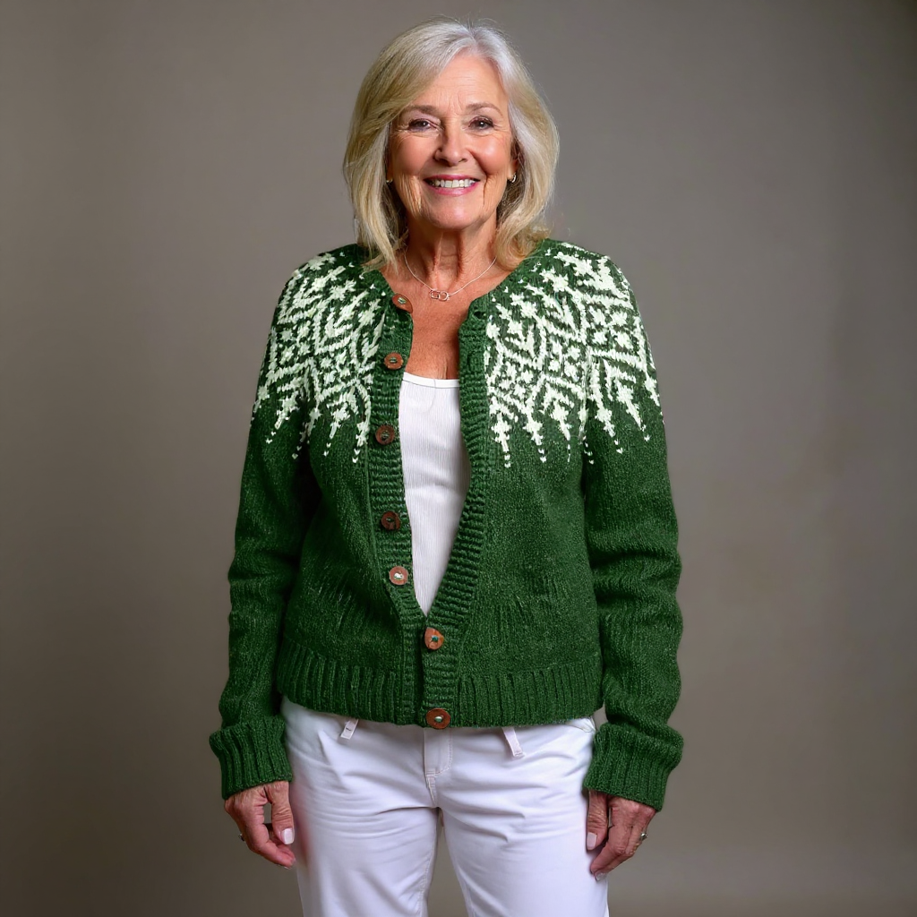 Elena™ | Cardigan Nordico Stile Classico
